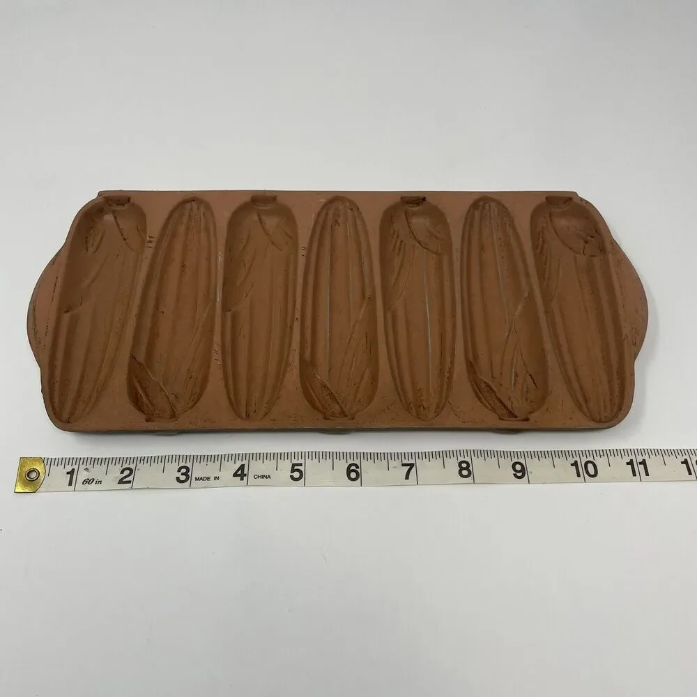 Vintage Nordic Ware No. 217 Cornstick Pan | Peach Copper Aluminum | USA‎ Made